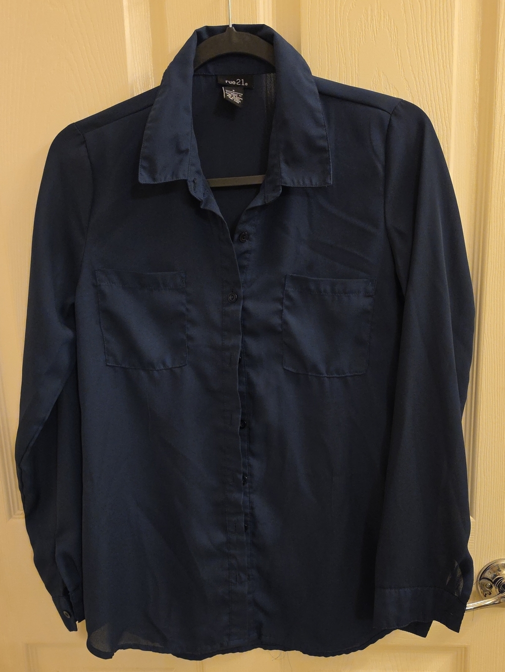 Rue21 Men's Navy Button-Down Shirt